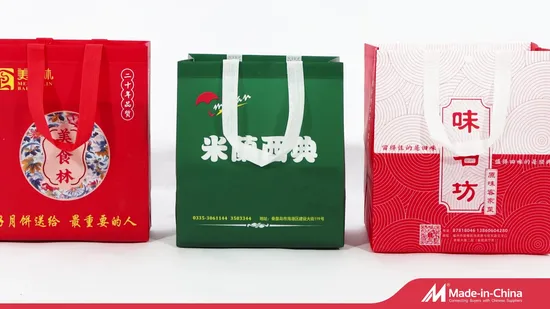 Saco de compras colorido personalizado reutilizável barato não tecido Eco Tote Gift Shopping Bag
