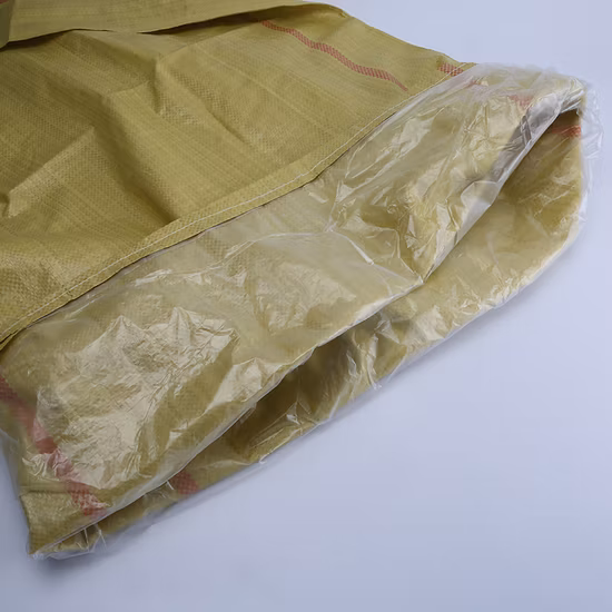 Sacos de impressão 25kg Saco de juta 100kg Sacos de arroz Saco de linha de fechamento Saco de embalagem tecido PP de polipropileno colorido laminado